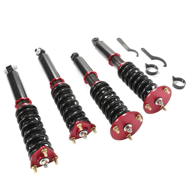 ROADFAR Coilovers Suspension Shocks Springs Struts Full Set Fit for 2007-2011 for Lexus GS350/ 2007 for Lexus GS430/ 2006-2013 for Lexus IS250 (for Rear Wheel Driver ONLY)