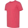 thumbnail image 2 of Gildan Softstyle Adult Tee , G640 , Heather Red , XXX-Large, 2 of 3
