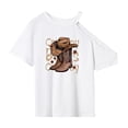 thumbnail image 1 of Camiseta para mujer Verano Simple Activewear Camiseta de manga corta para ir de compras en la playa SG, 1 of 7