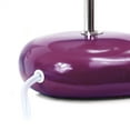 thumbnail image 6 of Creekwood Home 10.24" Purple Traditional Mini Round Rock Ceramic Table Lamp, 6 of 6