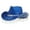 Blue, variant on Cowboy Hat Fringe Cowboy Hat Sequin Cowboy Hat Hats for Women Caps for Men Mens Hat for Men Pink One Size