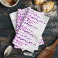 thumbnail image 6 of Purple Polka Dots Kitchen Towels Set of 3, Water Absorbent Dish Towel, Vintage Abstract Art Watercolor Decorative Hand Towels - Quick Drying Cloth for Cooking Baking, 18x28 Inch, 6 of 8