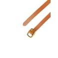 thumbnail image 2 of Cinturón delgado de cuero ajustable para mujeres INSPIRE CHIC, cinturones de moda en color marrón-naranja, 2 of 4