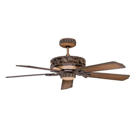 Ponderosa Ceiling Fan in Old World Leather Finish (Best Ceiling Fans In The World)