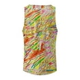 thumbnail image 5 of ZRBYWB Men's Tank Top Male Summer Festival Carnival Tank Tops Colorful Themed Sleeveless Top Comfort, 5 of 5