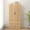 Oak, variant on Wardrobe Closet with 2 Door & 3 Drawers, Freestanding Wooden Closet with Shelves and Hanging Rod, Bedroom