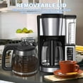 thumbnail image 3 of 12-Cup Coffee Pot Replacement Carafe Compatible with Ninja Brewer Maker Models CE251 CE201 CE201C CE200 CE200C Model# XGLSLID200, 3 of 3