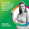 thumbnail image 5 of Prenatal Vitamin with DHA and Folic Acid | 30 Multivitamin Caplet and 30 DHA Softgels | by Rainbow Light, 5 of 7