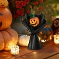 thumbnail image 5 of Halloween Mini Pumpkin Flower Bouquet with Spooky Faces - Cute Trick or Treat Gift for Kids,Party Decor,Office Desk,Home Table Centerpiece - Durable Plastic Arrangement for Halloween Festivities, 5 of 7