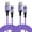 Purple, variant on 2Pack 3FT USB C Charging Cable, 3A QC 3.0 & PD 3.0 Fast Charging Cord, 480Mbps High Speed Data Sync Nylon Braided Durable Type C Cable for Samsung Galaxy S26 S25 S24 S23 Ultra FE A Series, Google Pix