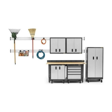Gladiator - GearTrack Channels 4' (2-Pack) - Gray