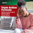 thumbnail image 4 of NUVICARE Headache Relief with Acetaminophen 250 mg, Aspirin (NSAID) 250 mg, Caffeine 65 mg - Temporary Relief of Minor Aches & Pains - Compare to Excedrin Extra Strength Pain Reliever (2 Pack), 4 of 9