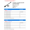 thumbnail image 2 of Tie Rod End - Compatible with 2009 - 2014 Nissan Murano 2010 2011 2012 2013, 2 of 2
