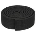 thumbnail image 1 of Cinturón de clasificación de taekwondo de poliéster Uxcell para practicantes negro 1.57"x5.9', 1 of 5