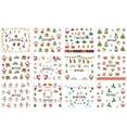 thumbnail image 3 of Nail 48 Hojas de Pegatinas de Uñas de Navidad Calcomanías de Uñas de Navidad Etiqueta de Arte de Uñas Calcomanías de Transferencia de Agua de Uñas para Niñas DIY Nail Art ANGGREK Otros, 3 of 8