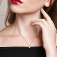 thumbnail image 5 of Everly Women's Citrine Sterling Silver Necklace, 5 of 5
