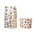 thumbnail image 1 of 50 Uds. Vasos de papel dorados 5,5 cm * 6cm * 7cm vasos para cupcakes navideños, 1 of 5