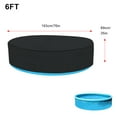 thumbnail image 6 of OPTUTUS 6FT Round Pool Cover – Waterproof Oxford Fabric with Drawstring, Fits 6-Foot Pools, Heavy-Duty Protection, 6 of 10