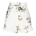 thumbnail image 6 of Summer Saving Clearance AXXD White Athletic Shorts For Women Summer Pocket Casual Floral Printed With Pockets Elastic Waist Ruffle Shorts Freshly Picked For Her, 6 of 7
