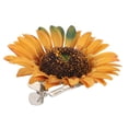 thumbnail image 1 of Abrazadera para cortina con diseño de girasol, sin taladro, con diseño de flores, para sujetar cortinas, accesorio para cortinas, 1 of 7