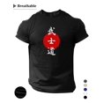 thumbnail image 1 of T Shirt Men'S Graphic Tees Featuring a Japanese Samurai Bus Design, 1 of 5