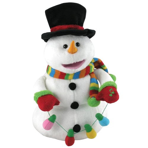 frosty the snowman singing stuffed animal