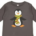 thumbnail image 4 of Inktastic Cute Penguin, Little Penguin, Penguin with Scarf Boys or Girls Long Sleeve Toddler T-Shirt, 4 of 5