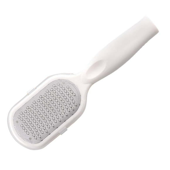Seitruly Escofina para callos de pies, herramientas para frotar el hogar, accesorio de pedicura, cuidado Personal, eliminación de piel muerta, depurador, Cuidado de los pies blanco Seitruly CE0513-02