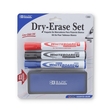 Dry Erase Marker - Assorted Color 3Pk - 1 count only