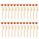 thumbnail image 1 of 24 pajitas de plástico reutilizables, suministros de decoración para fiestas hawaianas de cóctel de playa Luau, 1 of 5