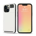 thumbnail image 1 of TECH CIRCLE Rugged Case for 2022 iPhone 14 Pro (6.1") -  Shockproof Plastic Protective Case with Card Holder (White), 1 of 1