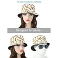 thumbnail image 3 of DLAPL Cute Print Bucket Hat for Women Men Teens Summer Beach Fisherman Cap, Banana White, 3 of 5