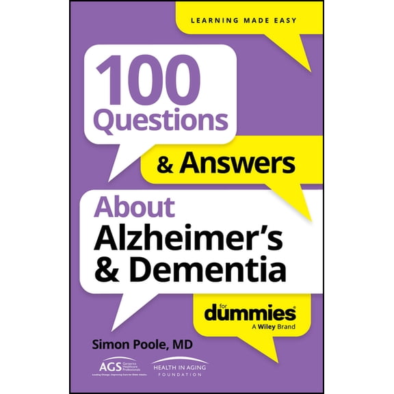 100 Questions & Answers about Alzheimer's & Dementia for Dummies, (Paperback)