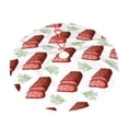 thumbnail image 6 of Christmas Tree Skirt, steak Print Soft Plush Christmas Tree Decorations Indoor, Tree Skirts Mat for New Year Halloween Holiday Christmas Party Decor 30", 6 of 6