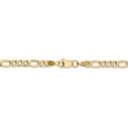 thumbnail image 3 of 14K Yellow Gold bracelet Chain style Figaro 7 in 3.5 mm, 3 of 4