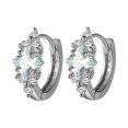 thumbnail image 2 of Boucles d'Oreilles Élégantes en Zircon pour Femmes, 2 of 6