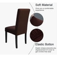 thumbnail image 3 of 8 Fundas Lisas Elásticas Protectoras Para Silla De Comedor Modelo Café, 3 of 4