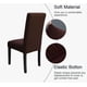 thumbnail image 3 of 8 Fundas Lisas Elásticas Protectoras Para Silla De Comedor Modelo Café, 3 of 4