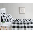 thumbnail image 4 of TRULY SOFT Ensemble de Courtepointe à Carreaux Buffalo Noir King TG, 4 of 5