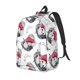 thumbnail image 1 of Disketp Cute Poodle Dog Mochila de Lona Estampada, Mochila Escolar de Viaje Ligera para Estudiantes y Portátil-Small, 1 of 5