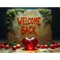 thumbnail image 4 of Underwater Themed Welcome Back Banner, Sea Cave Backdrop with Fish and Apples Decor, Party Decoration, Photography Prop, Event Decor, Festival Backdrop, 4 of 4