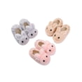 thumbnail image 4 of Douhoow Toddler Baby Plush Slippers Soft Bunny Winter Warm Solid Color Fuzzy Shoes Anti-Slip Shoes, 4 of 4