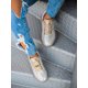 thumbnail image 2 of Tenis Sneakers con Brillos Casual para Dama Hanna MX Crystal Gold, 2 of 2