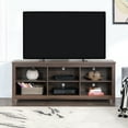 thumbnail image 2 of Mainstays Adjustable Shelf TV Stand for TVs up to 70", Canyon Walnut, 2 of 7