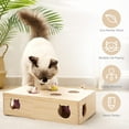 thumbnail image 3 of Mewoofun Interactive Solid Wood Cat Toy with Catnip for Indoor Cats and Kittens, 3 of 7