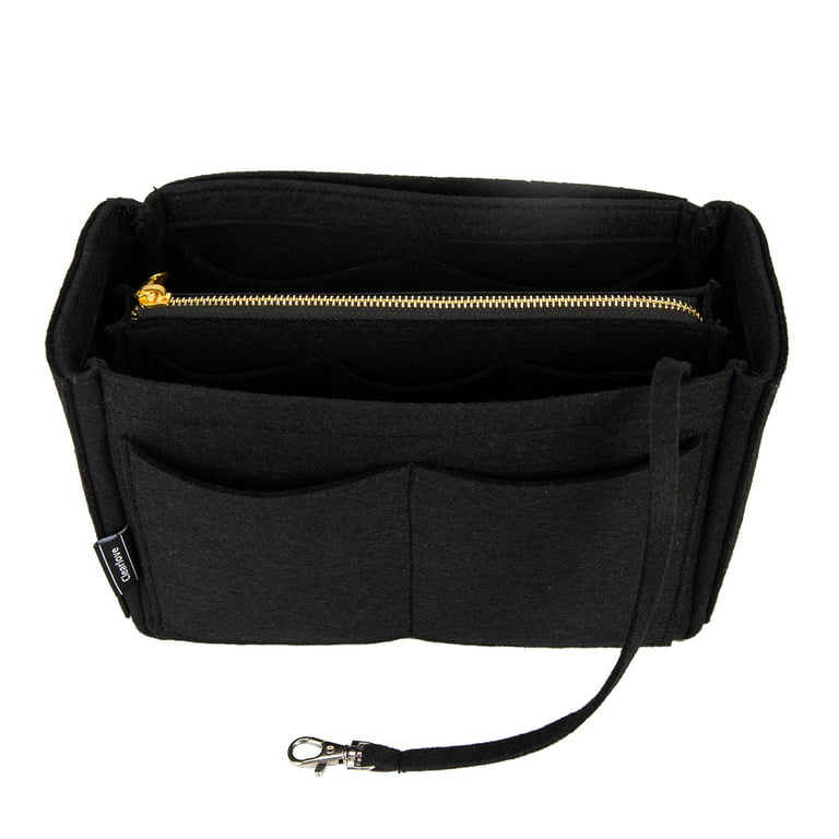 Customizable Organizer w/ Detachable Zipper Bag Tote Felt 