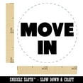 thumbnail image 2 of Move In Bold Text Home House Self-Inking Rubber Stamp Ink Stamper - UV Ink - Mini 1/2 Inch, 2 of 7