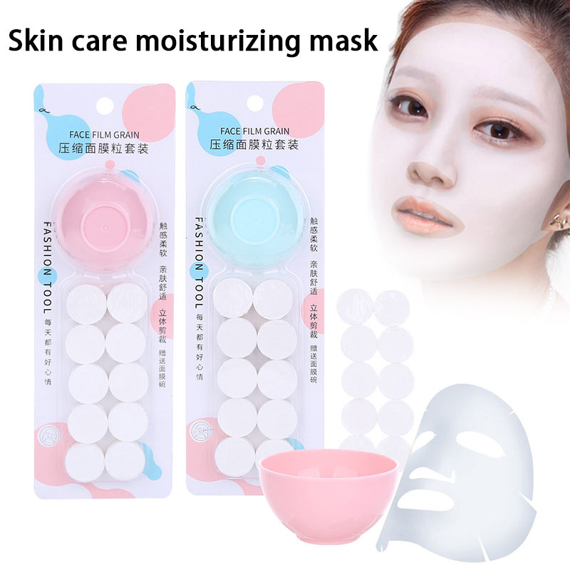 Facial Mask Set with 10 x Compressed Mask Mask Bowl DIY Disposable Paper Mask - Walmart.com Facial Mask Set with 10 x Compressed Mask Mask Bowl DIY Disposable Paper Mask - Walmart.com