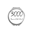 thumbnail image 1 of Miroir Compact Rond Portable pour Fille de 3000 Ans avec Poche en Verre, 1 of 3