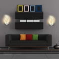thumbnail image 3 of Leaf Shaped LED Wall Sconce - Modern Metal and Acrylic Design - Bedroom, Hallway, (Warm Light), 3 of 5